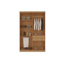 Ver imagem 3 de Guarda Roupa 4 Portas e 2 Gavetas Hawaii Naturale - Rufato