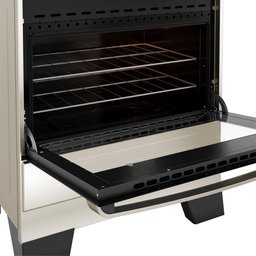 Fogão Mueller 5 Bocas Piacere Vetro Inox com Mesa de Vidro - 5