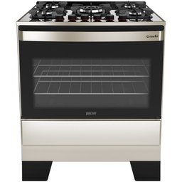 Fogão Mueller 5 Bocas Piacere Vetro Inox com Mesa de Vidro - 3