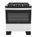 Ver imagem 4 de Fogão Mueller 5 Bocas Piacere Vetro Branco com Mesa de Vidro