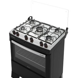 Fogão Mueller 5 Bocas Piacere Preto Fosco - 2