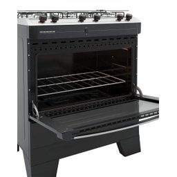 Fogão Mueller 5 Bocas Piacere Preto Fosco - 4