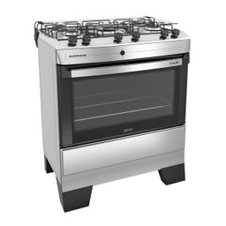 Fogão Mueller 5 Bocas Piacere Inox - 1