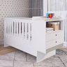 Berço vira Cama e Escrivaninha com Cômoda e Trocador - 1