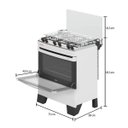 Ver imagem 7 de Fogão Mueller 5 Bocas Piacere Branco