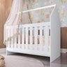Berço Vira Cama Formato de Casinha Branco - 1
