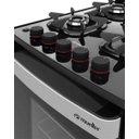 Ver imagem 3 de Fogão Mueller 4 Bocas Piacere Vetro Branco com Mesa de Vidro