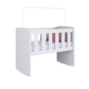 Ver imagem 2 de Mini Berço com Balanço e Armação para Mosquiteiro Branco Lilies Móveis