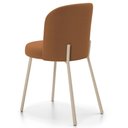 Ver imagem 6 de Kit 06 Cadeiras para Sala de Jantar Cozinha Estofada Gavi Arena L02 Bouclê Terracota - Lyam Decor
