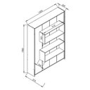 Ver imagem 5 de Cama de Casal Articulável Vertical com 2 Nichos Art In Móveis