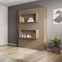 Ver imagem 2 de Cama de Casal Articulável Vertical com 2 Nichos Art In Móveis
