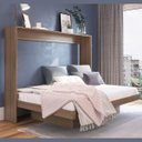 Ver imagem 1 de Cama de Casal Articulável com Estante na Cabeceira Montana Lilies Móveis
