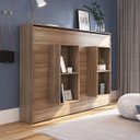 Ver imagem 2 de Cama de Casal Articulável com Estante na Cabeceira Montana Lilies Móveis