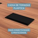 Ver imagem 7 de Plataforma de Trabalho 10 Lugares 4,50m Pé Metal Nogal Pr F5