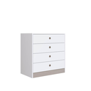 Ver imagem 3 de Cômoda Infantil Amore 73cm 04 Gavetas CD040 Meu Fofinho - Branco