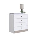 Ver imagem 2 de Cômoda Infantil Amore 73cm 04 Gavetas Cd040 Meu Fofinho - Branco