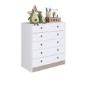 Ver imagem 3 de Cômoda Infantil Amore 85cm 05 Gavetas CD050 Meu Fofinho - Branco