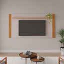 Ver imagem 2 de Painel Trunfo para TV até 70" com Detalhes Ripado:Cinamomo/Off