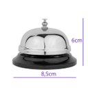 Ver imagem 2 de Kit 12 Sino de Mesa Sineta Campainha em Metal Balcão Hotel