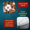 Ver imagem 4 de Lençol Queen Elástico Algodão Jogo Completo 4 Peças Premium