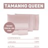Lençol Queen Elástico Algodão Jogo Completo 4 Peças Premium - 2