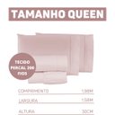 Ver imagem 2 de Lençol Queen Elástico Algodão Jogo Completo 4 Peças Premium