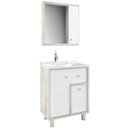 Ver imagem 1 de Gabinete pra Banheiro com Cesto para Roupas Calcare e Branco