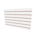 Ver imagem 1 de Painel Canaletado Canelado Placa Mdf Branco 90x120
