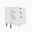 Ver imagem 4 de Balcão de Cozinha 3 Gavetas Branco Fosco 1504 - Genialflex