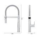 Ver imagem 4 de Misturador Deca Monocomando para Cozinha de Mesa Level Gourmet Cromado - 2275.c