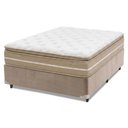 Ver imagem 1 de Cama Box Casal Espuma Pillow Top Lord 138x188x68cm Herval - Suporta até 150 kg por Pessoa