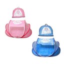 Ver imagem 1 de Mosquiteiro para Berço e Carrinho Portátil Conforto para Bebê - Rosa