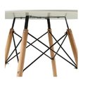 Ver imagem 3 de Mesa Eiffel Redonda Branca 90cm Jantar Redonda Pés de Palito Eames
