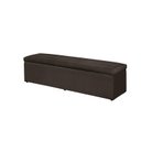Ver imagem 1 de Calçadeira Baú 120 cm Suede Marrom