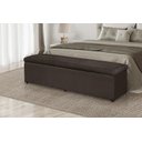 Ver imagem 2 de Calçadeira Baú 120 cm Suede Marrom