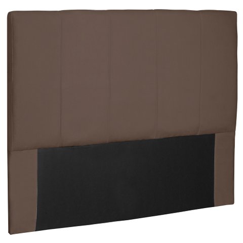 Cabeceira Decorativa Queen Size 1,60M Erza Suede Caramelo - Gran Belo