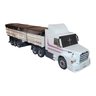 Carreta Scânia 113h Truck Graneleiro Mdf Miniatura - Branco - 6