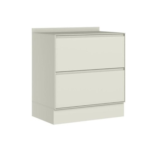 Balcão Cozinha Henn Fineze 2 Gavetas c/Tampo 80cm Areia
