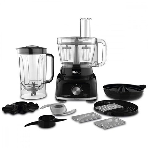 Multiprocessador Philco 2 Velocidades 1400w Preto 127v