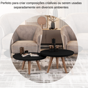 Ver imagem 5 de Kit Mesa de Centro para Sala de Estar Luma - Preto