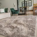 Ver imagem 4 de Tapete para Sala Belos Pelos Antialérgico Retangular Cinza Casen 300x200cm