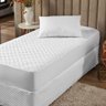 Protetor de Colchão Impermeável Solteiro Box - Branco - 1