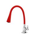 Ver imagem 2 de Torneira Quadrada Metal Gourmet Cozinha Mesa Bancada C Ducha:Vermelho
