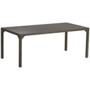 Ver imagem 1 de Mesa Retangular Haiti Tampo Ripado em Alumínio para Cozinha, Edícula, Área Trama Original