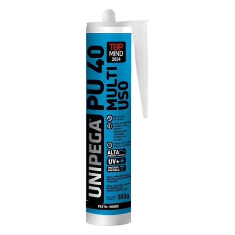 Adesito Selante Pu 40 360g-215ml Unipega Preto