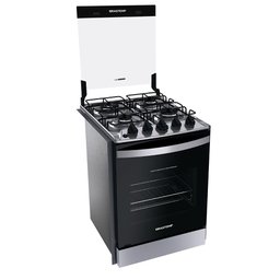 Fogão Brastemp De Embutir 4 Bocas Dupla Chama com Grades Individuais Inox Bivolt BYO4EBR - 1