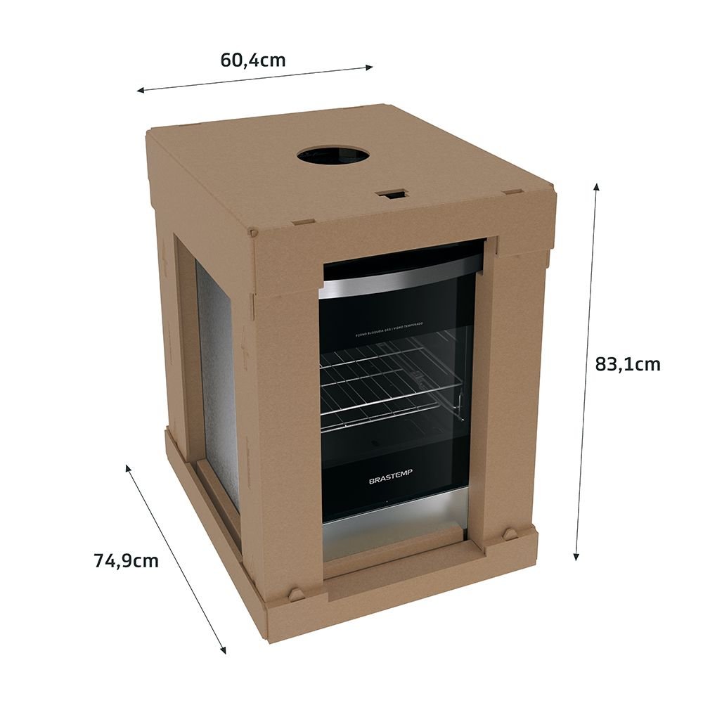 Fogão Brastemp De Embutir 4 Bocas Dupla Chama com Grades Individuais Inox Bivolt BYO4EBR - 11