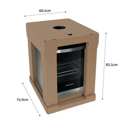 Fogão Brastemp De Embutir 4 Bocas Dupla Chama com Grades Individuais Inox Bivolt BYO4EBR - 11