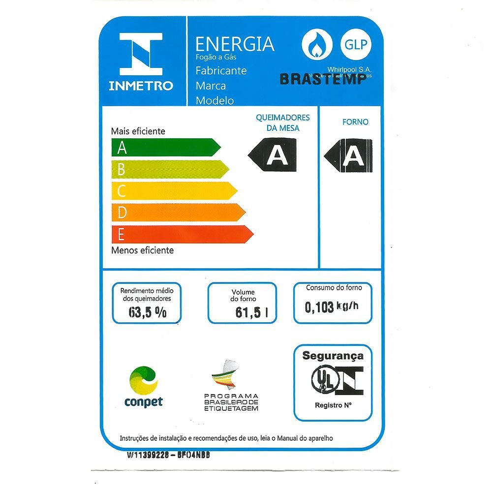 Fogão Brastemp De Embutir 4 Bocas Dupla Chama com Grades Individuais Inox Bivolt BYO4EBR - 12