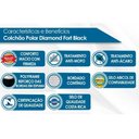 Ver imagem 3 de Colchão Solteiro Molas Masterpocket Ensacadas Diamond Euro Pillow (88x188x30) - Polar